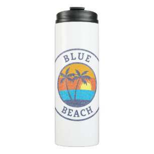 Bouteilles Isothermes Blue Beach, Porto Rico style classique défraîchi