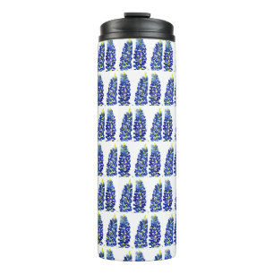 Bouteilles Isothermes Bluebonnets Texas Flowers Fleur sauvage Aquarelle