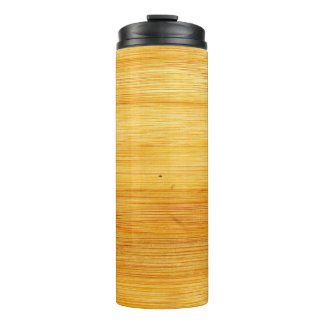 Bouteilles Isothermes Bois bambou texture arrière - plan