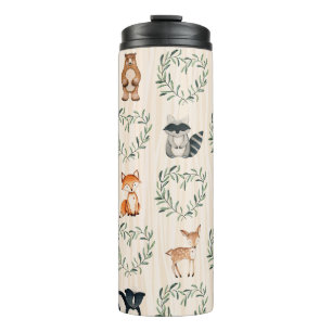 Bouteilles Isothermes Bois Bébé Forêt Animal