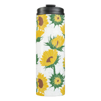 Bouteilles Isothermes Bois Imprimer Tournesol jaune