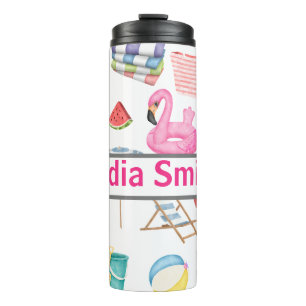 Bouteilles Isothermes Boisson de plage personnalisée tumbler