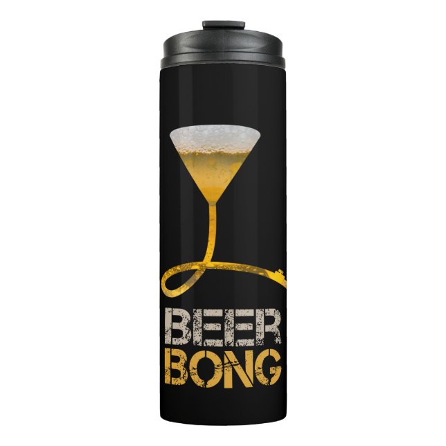 Bouteilles Isothermes Bong à bière pour le spring break et l'enterrement (Devant)