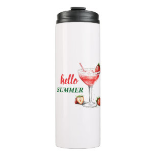 Bouteilles Isothermes Bonjour l'été Gobelet Thermique Cocktail aux Fra