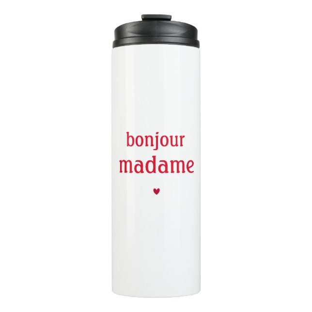 Bouteilles Isothermes Bonjour Madame (Devant)