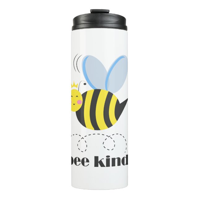 Bouteilles Isothermes Bonne princesse d'abeille avec couronne et slogan  (Devant)