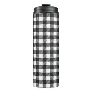 Bouteilles Isothermes Bonnet à bec noir et blanc Plaid Travel Muchbler