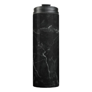 Bouteilles Isothermes Bonnet en acier inoxydable en marbre noir