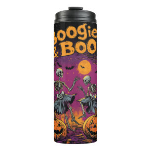 Bouteilles Isothermes Boogie & Boo ! - Skeletons d'Halloween et Citrouil