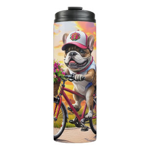 Bouteilles Isothermes Bouledogue français vélo French Bulldog