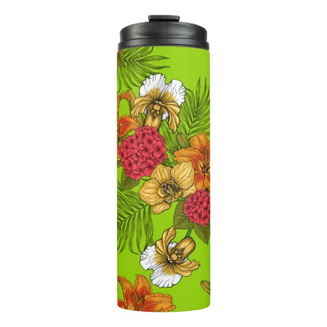 Bouteilles Isothermes Bouquet tropical (Devant)