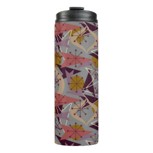 Bouteilles Isothermes Bourgogne, Corail, Starburst Rétro atomique