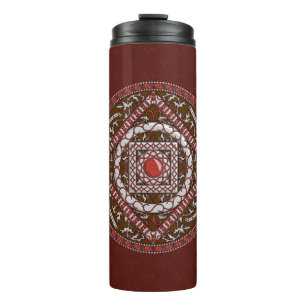 Bouteilles Isothermes Boussole thermique d'Aries Mandala