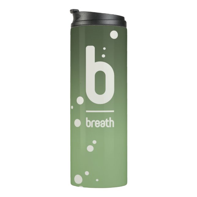 Bouteilles Isothermes Boussole thermique verte du souffle (Tourné sur la droite)