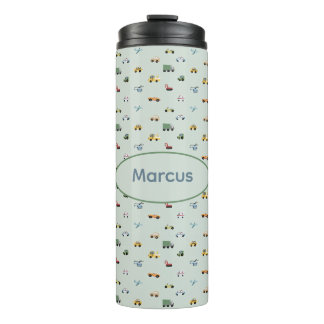 Bouteilles Isothermes Boys Cute Transport Voiture Motif monogramme Enfan
