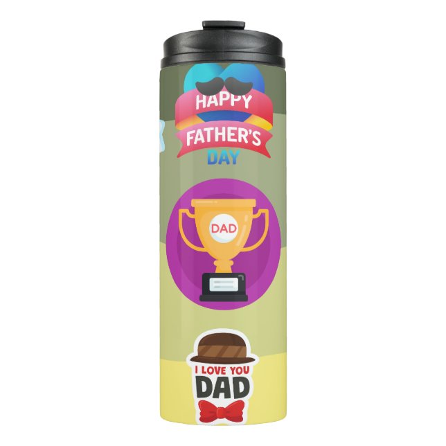 Bouteilles Isothermes Bravo à la paternité (Devant)