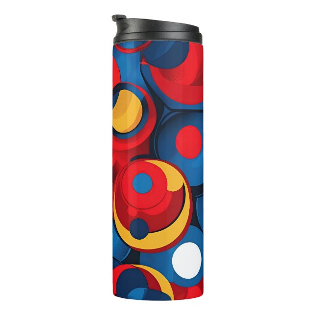 Bouteilles Isothermes Bright 60s Mod Abstrait (Tourné sur la droite)