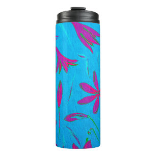 Bouteilles Isothermes Brise Fleur Bleu-vert