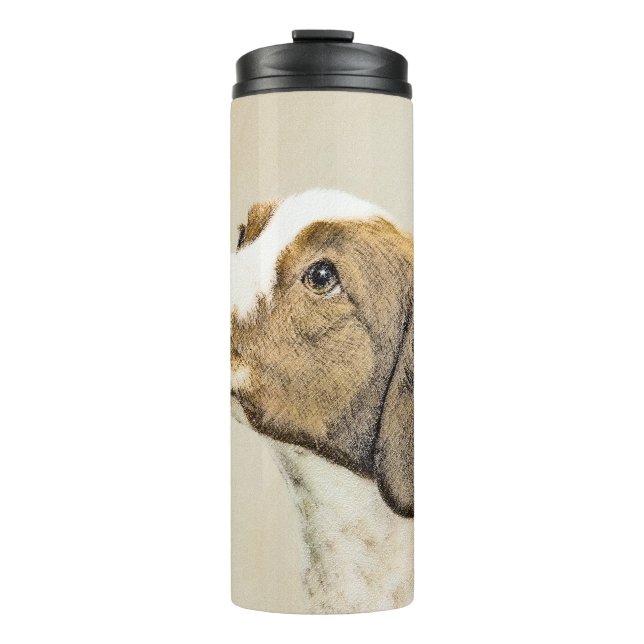 Bouteilles Isothermes Brittany Peinture - Cute Original Chien Art (Devant)
