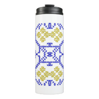 Bouteilles Isothermes Broderie ukrainienne aux couleurs de l'Ukraini