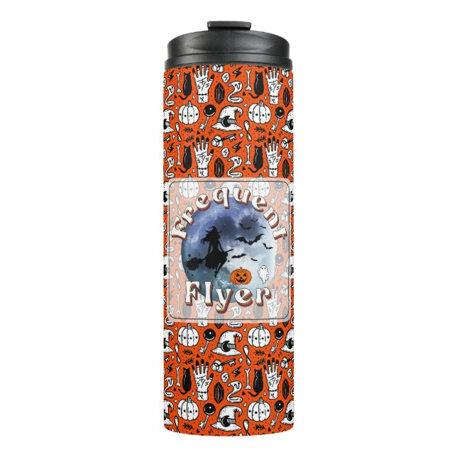 Bouteilles Isothermes Broomstick pour sorcière Halloween Circulaire fréq (Devant)