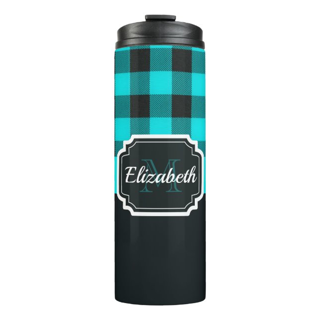 Bouteilles Isothermes Buffalo Plaid Motif (Devant)