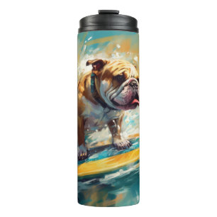 Bouteilles Isothermes Bulldog Beach Surf Peinture