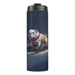 Bouteilles Isothermes Bulldog Noël neige hiver