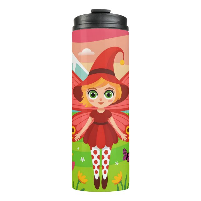 Bouteilles Isothermes Butterfly Fairy Illustration in Whimsical Forest (Devant)