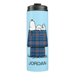 Bouteilles Isothermes cacahuètes   Flannelle Snoopy Plaid   Ajouter Votr