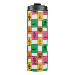 Bouteilles Isothermes cacahuètes   Motif Colorblock amusant