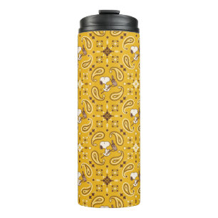 Bouteilles Isothermes cacahuètes   Snoopy Bandana Cowboy