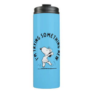 Bouteilles Isothermes cacahuètes Snoopy Essayer Quelque Chose De Nouve