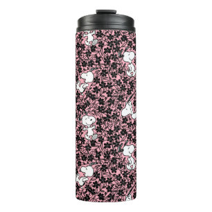 Bouteilles Isothermes cacahuètes   Snoopy Flower Vine Motif