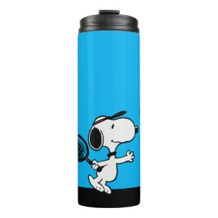 Bouteilles Isothermes cacahuètes Snoopy Joue Au Tennis