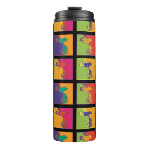 Bouteilles Isothermes cacahuètes   Snoopy Pop Art Moderne