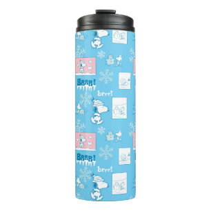 Bouteilles Isothermes cacahuètes   Snoopy Snow Day Motif