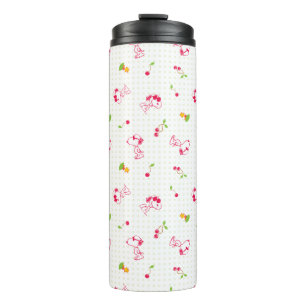 Bouteilles Isothermes cacahuètes   Snoopy & Woodstock Cherry Motif