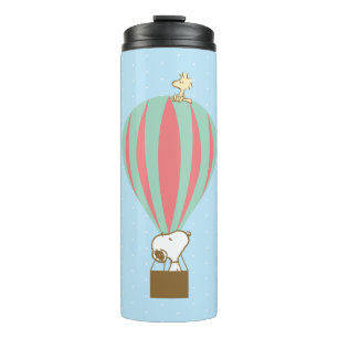 Bouteilles Isothermes cacahuètes   Snoopy & Woodstock Hot Air Balloon