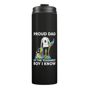 Bouteilles Isothermes Cadeau de puzzle pour papa pour la sensibilisation