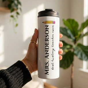 Bouteilles Isothermes Cadeau de tumbler personnalisé pour éducateur merc