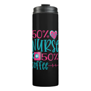 Bouteilles Isothermes Cadeau infirmière   50 Infirmière 50 café