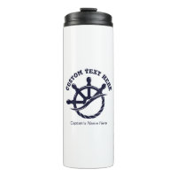 Cadeau nautique de bateau de capitaine personnalis