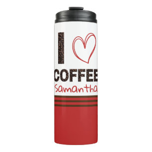 Bouteilles Isothermes Cadeau pour amateur de café Nom personnalisé Desig