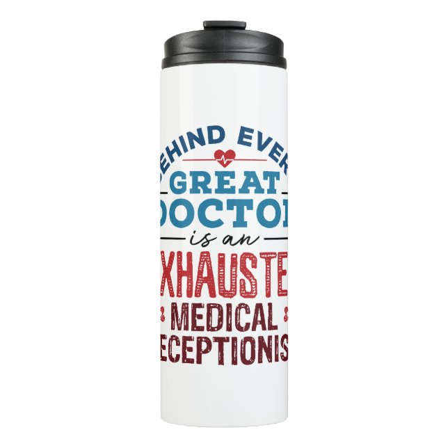 Bouteilles Isothermes Cadeaux d'appréciation réceptionniste Médicale (Devant)