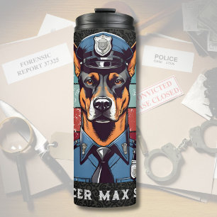 Bouteilles Isothermes Cadeaux de chien d'anniversaire pour policiers pap