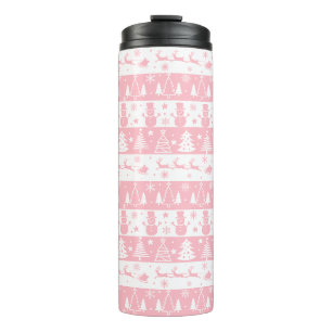 Bouteilles Isothermes Cadeaux d'hiver de Noël rose mignon