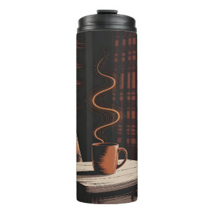 Bouteilles Isothermes Café Cabine Confortable Plaid Automne Rustique Déc