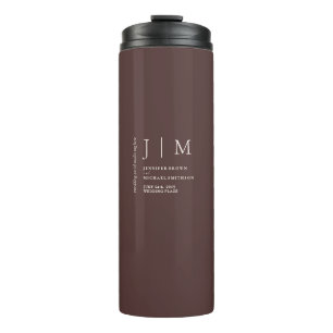 Bouteilles Isothermes café moderne formel marron chocolat