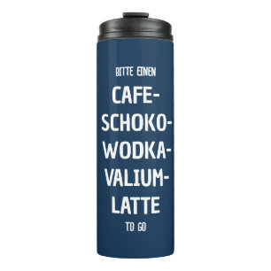Bouteilles Isothermes Café-Schoko-Wodka-Latte
